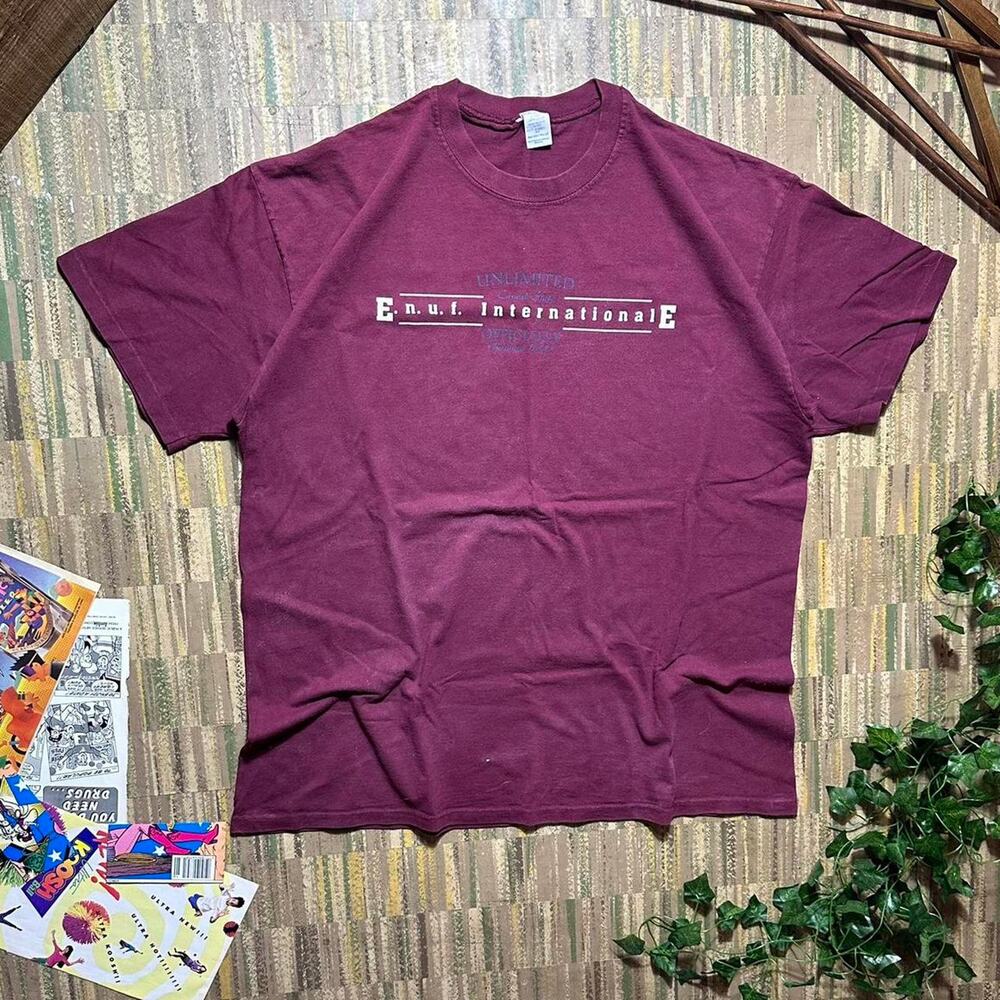 Vintage 90s E.N.U.F International Unlimited Officially Tee Mens One Size Shirt
